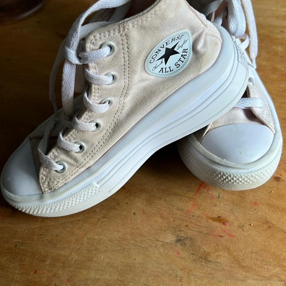 Converse All Star High-Top Sneakers Pale Pink Size 1 Little Kids
